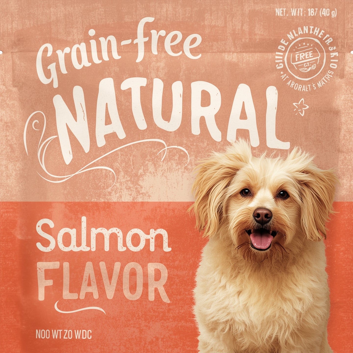 Grain-Free Natural Dog Treats (Salmon Flavor)