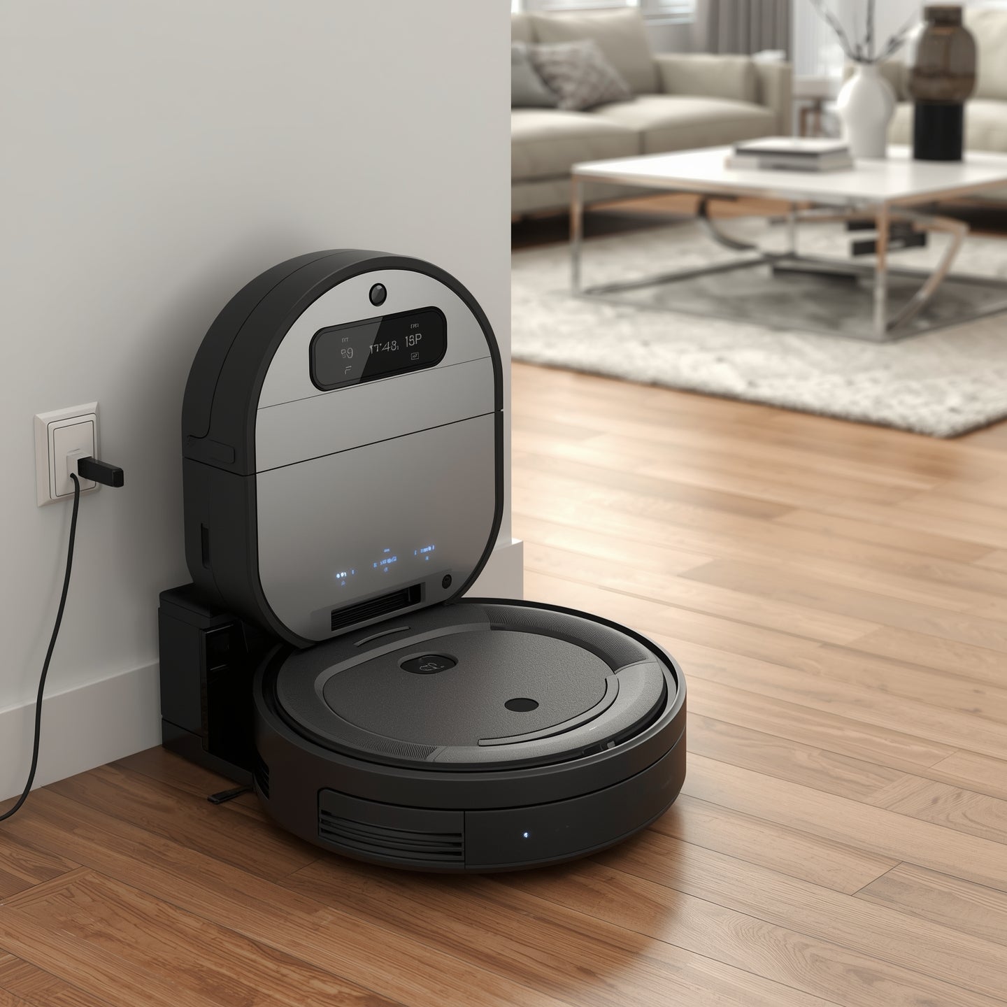 Self-Charging Robotic Vacuum Cleaner
