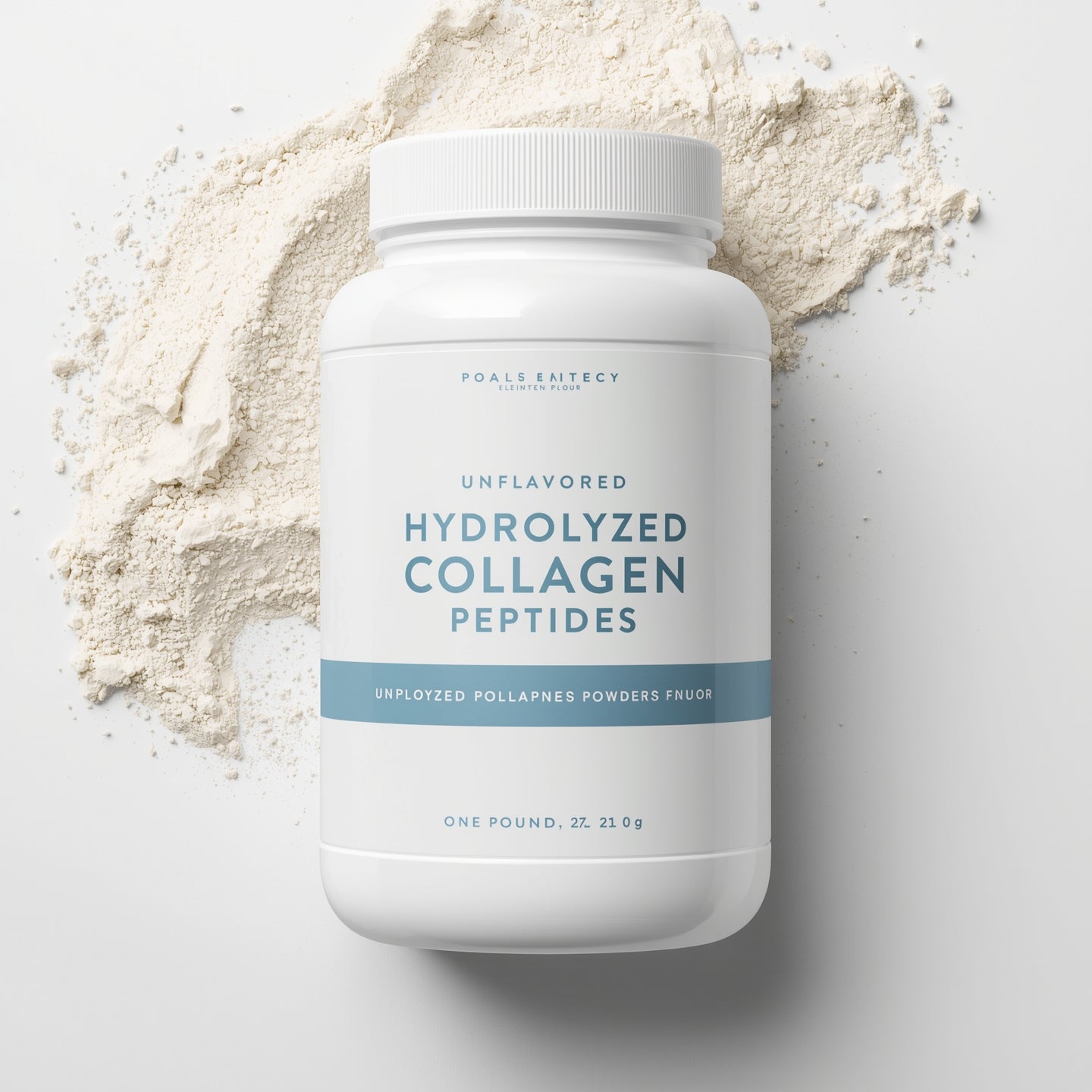 Unflavored Hydrolyzed Collagen Peptides Powder (1lb)
